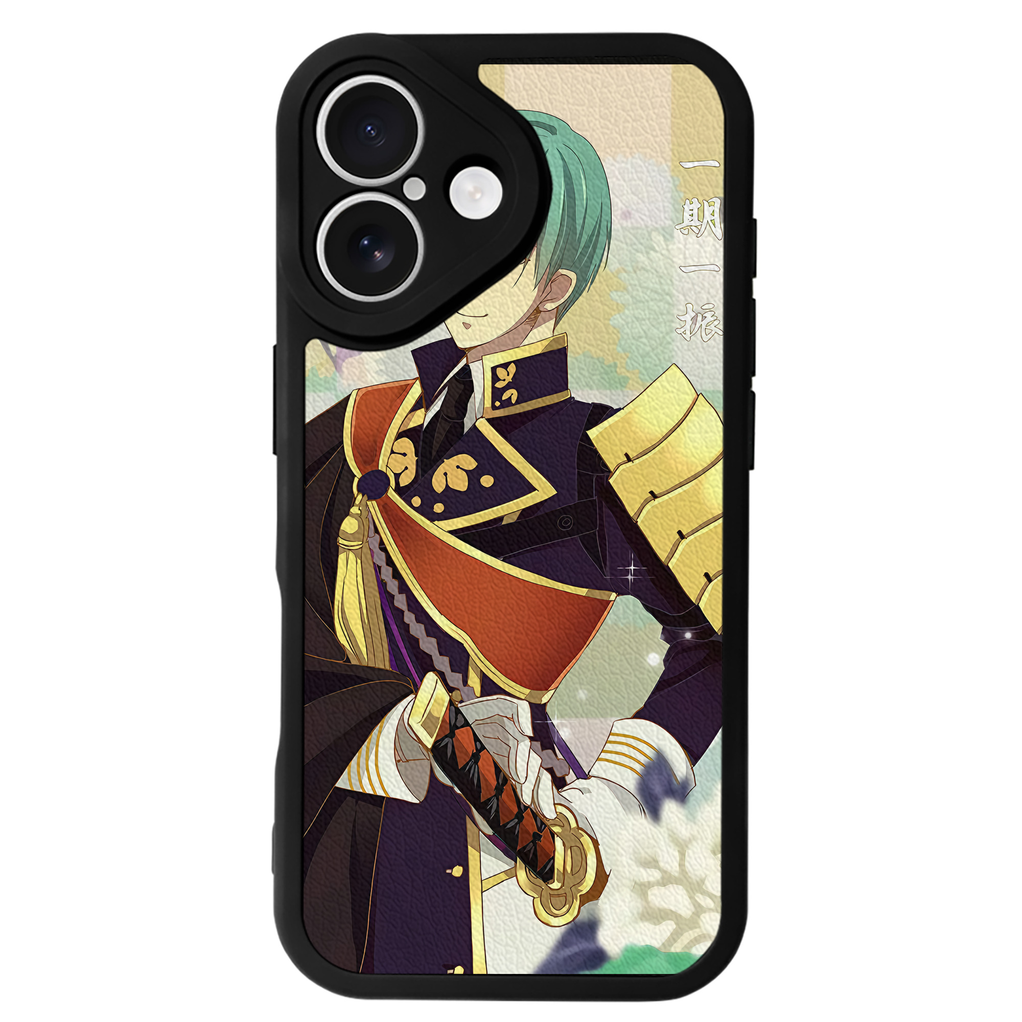 （画像用） 刀剣乱舞 Touken Ranbu 【iPhone 16シリーズ対応】シリコンスマホケース（レザー調） 材質：シリコン